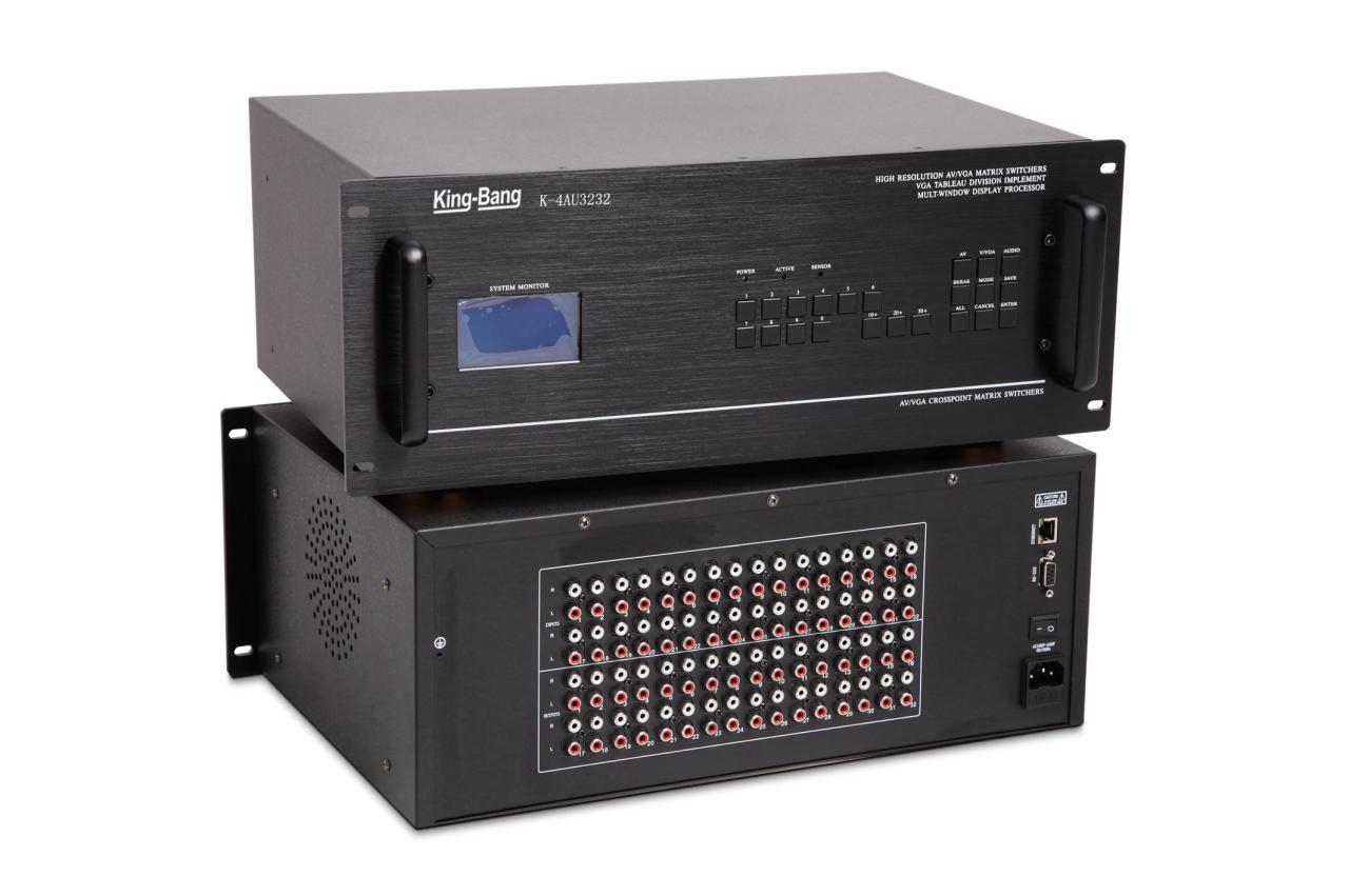 AUDIO六十四進六十四出音頻矩陣K-4AU6464