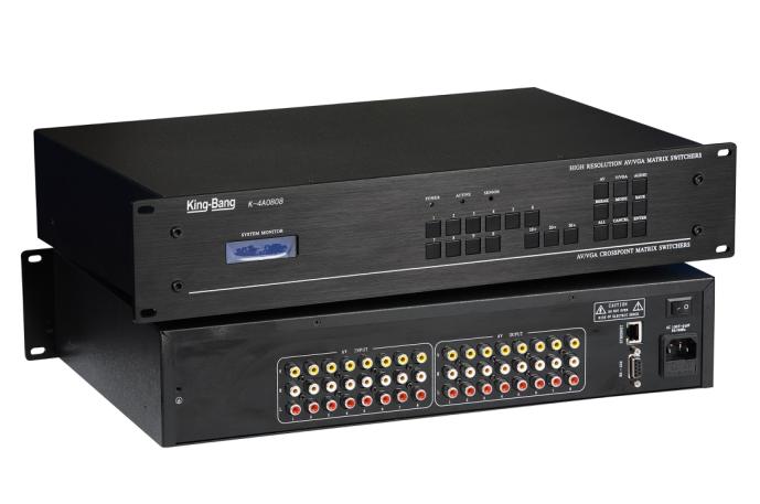 AV四進四出模擬矩陣切換器K-4A0404